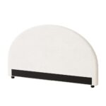 Oikiture Bed Head King Size Headboard Boucle White