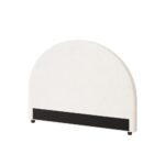 Oikiture Bed Head Single Size Headboard Boucle White