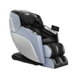 Livemor 4D Electric Massage Chair with Bluetooth and Zero Gravity (Black Blue)