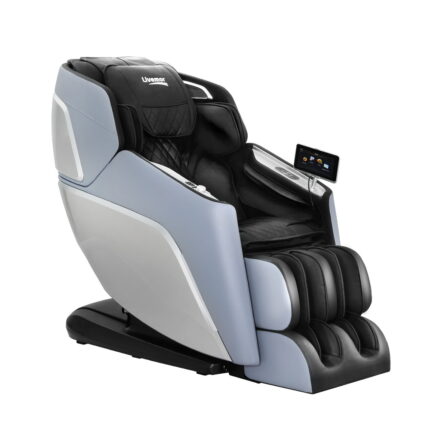 Livemor 4D Electric Massage Chair with Bluetooth and Zero Gravity (Black Blue)