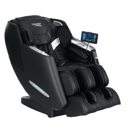 Livemor 3D Electronic Massage Chair with Zero Gravity Recline (Black)