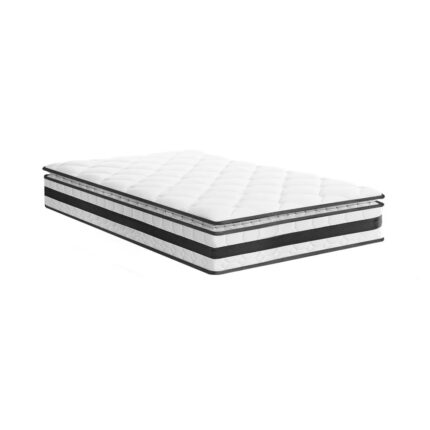Bedra King Single Mattress Pillow Top Cool Gel Foam Bonnell Spring 21cm