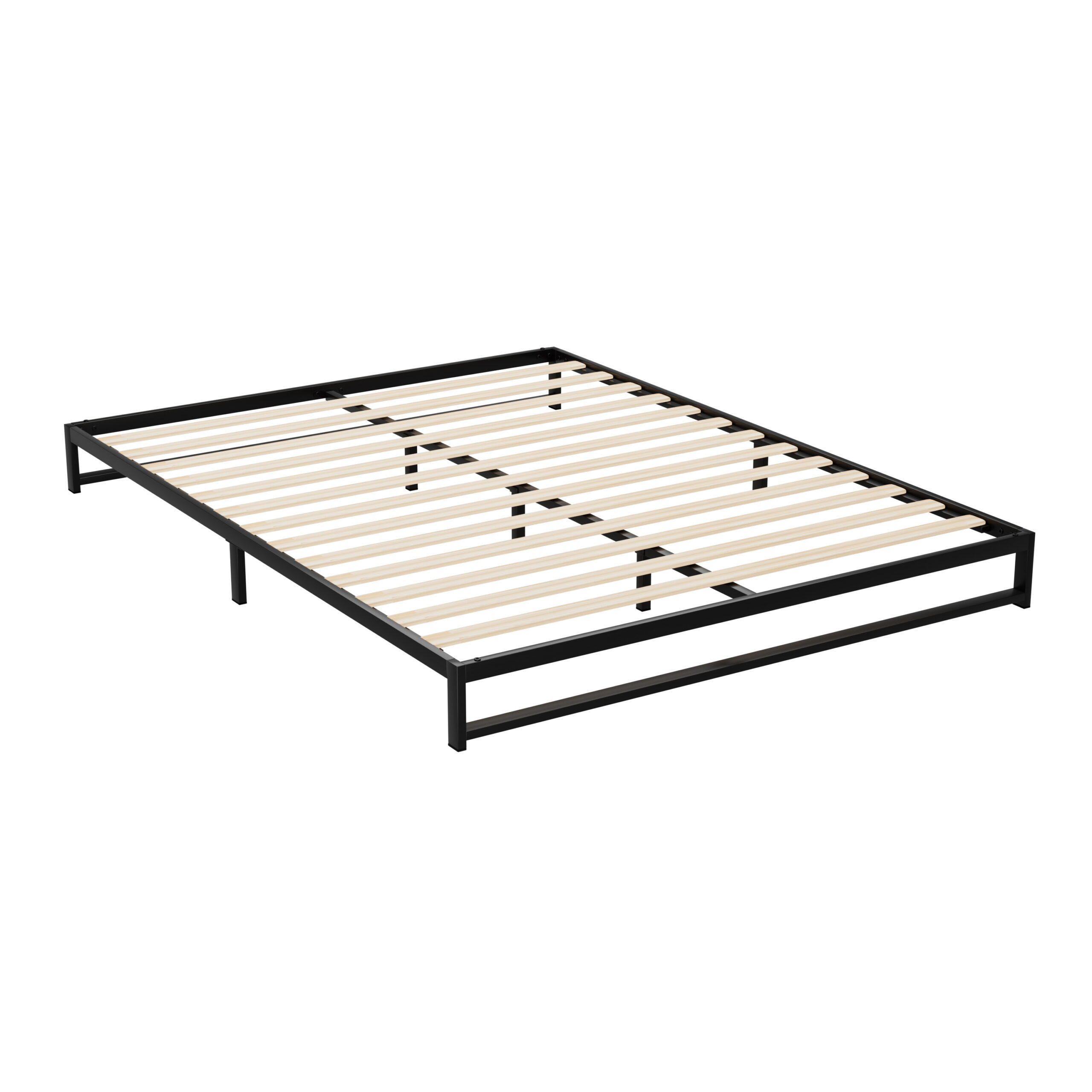MBED-C-BERU-Q-BK-AB-79992-00 Artiss Bed Frame Queen Size Metal BERU - Image 1