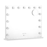 Oikiture Hollywood Makeup Mirrors Magnifying LED 58x46cm