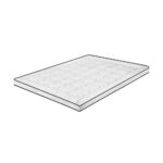 Bedra 4.5cm Double Mattress Topper Pillowtop 700GSM