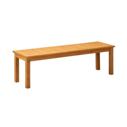 Livsip 150cm Garden Bench Slatted Seat 3 Seater