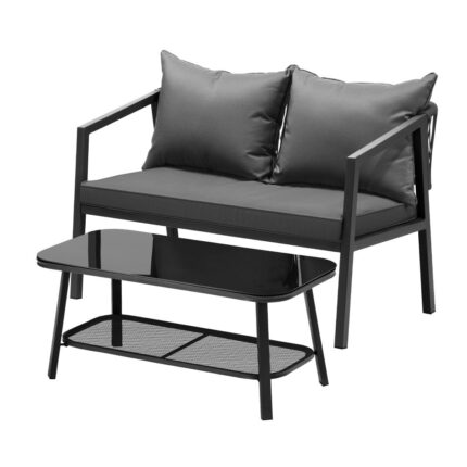 Livsip 2PCS Outdoor Furniture Set Sofa Chairs&Table