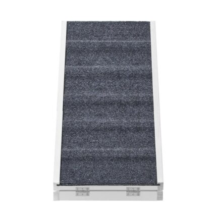 Alopet Dog Pet Ramp Adjustable Height Foldable 100cm White