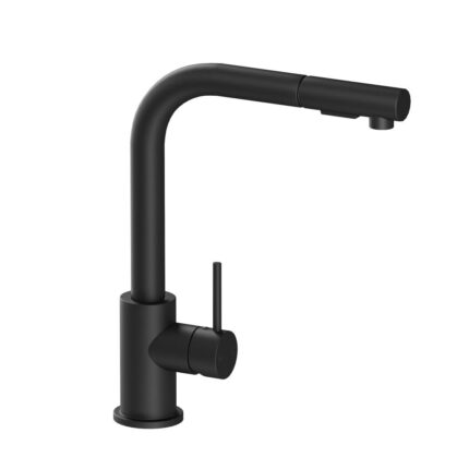 Welba Pull Out Kitchen Tap Brass 2 Modes WELS Approved