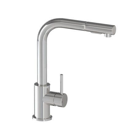 Welba Pull Out Kitchen Mixer Faucet Swivel 2 Modes Chrome