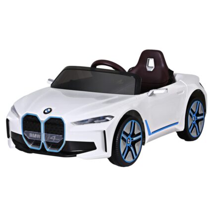BMW Licensed I4 Kids Ride On Car Remote Control Electric Toy White