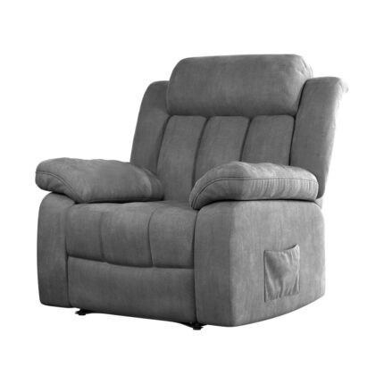 Artiss Grey Electric Massage Recliner Chair with Heating