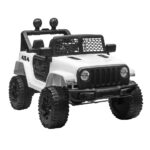 Mazam Kids Ride On Car Powerful Twin Motors Remote Control White