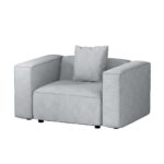 Artiss Alvin Modern Armchair Modular Sofa in Grey