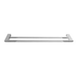 Double Towel Rail 70cm Rack Bar Holder Chrome