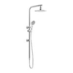 Welba 10" Rain Shower Head Set Round 3-Mode Chrome
