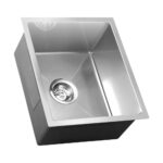 Welba Kitchen Stainless Steel Sink Single Silver 44X38CM