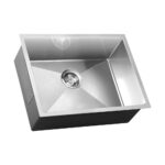 Welba Kitchen Stainless Steel Sink Single Silver 58X44CM