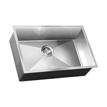 Welba Kitchen Stainless Steel Sink Single Silver 70X45CM