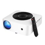 Devanti 1080P Bluetooth Video Projector with WiFi for Home Theater (Touch Screen)