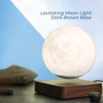 GOMINIMO Magnetic Levitating 3D Moon Lamp - Dark Brown - Image 3