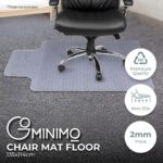 GOMINIMO PVC Chair Mat Floor Carpet (135x114cm)