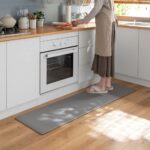 GOMINIMO PVC Kitchen Floor Mat 2pcs Set Grey - Image 3