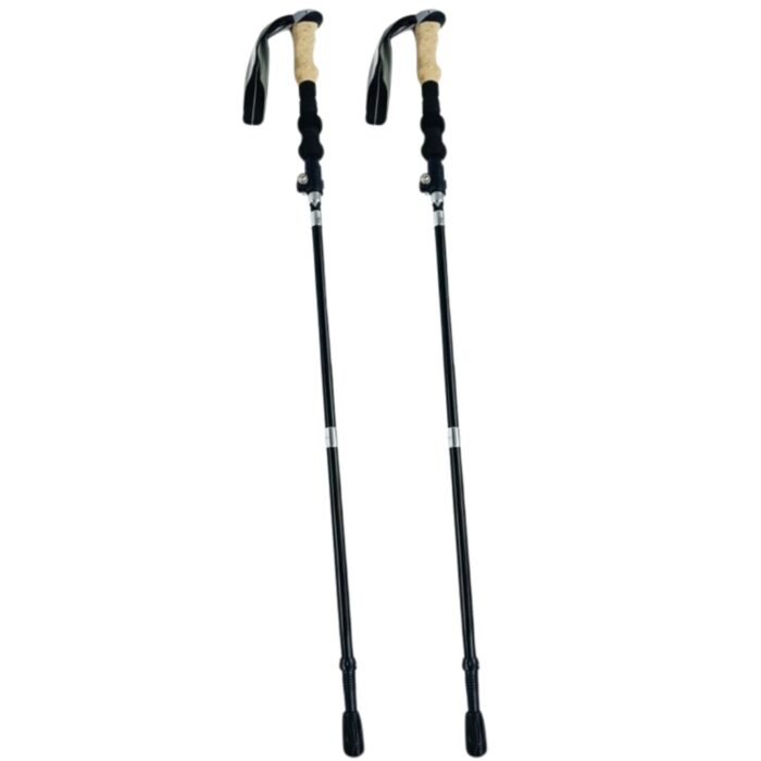 KILIROO Folding Hiking, Walking and Trekking Poles 135cm - Cork - Image 2