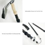 KILIROO Folding Hiking, Walking and Trekking Poles 135cm - Cork - Image 3