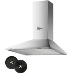 MIRAKLASS Range Hood Stainless Steel 600mm 60cm Kitchen Canopy LED Light