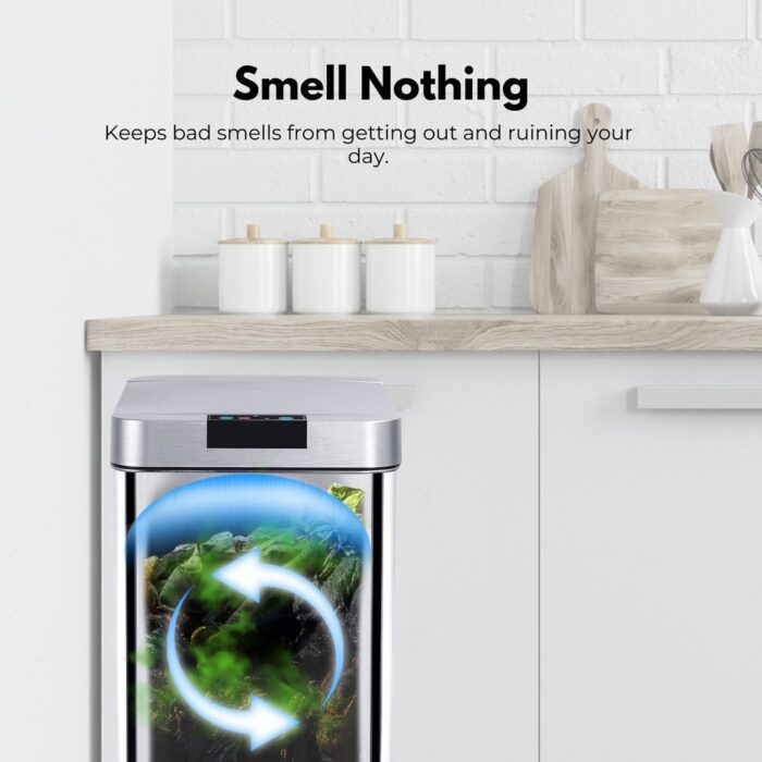 MIRAKLASS Sensor Bin 50L Narrow Silver Square - Image 3