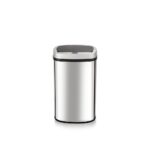 MIRAKLASS Motion Sensor Bin 60L Mirror Oval Silver