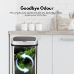 MIRAKLASS Motion Sensor Bin 60L Mirror Oval Silver - Image 2