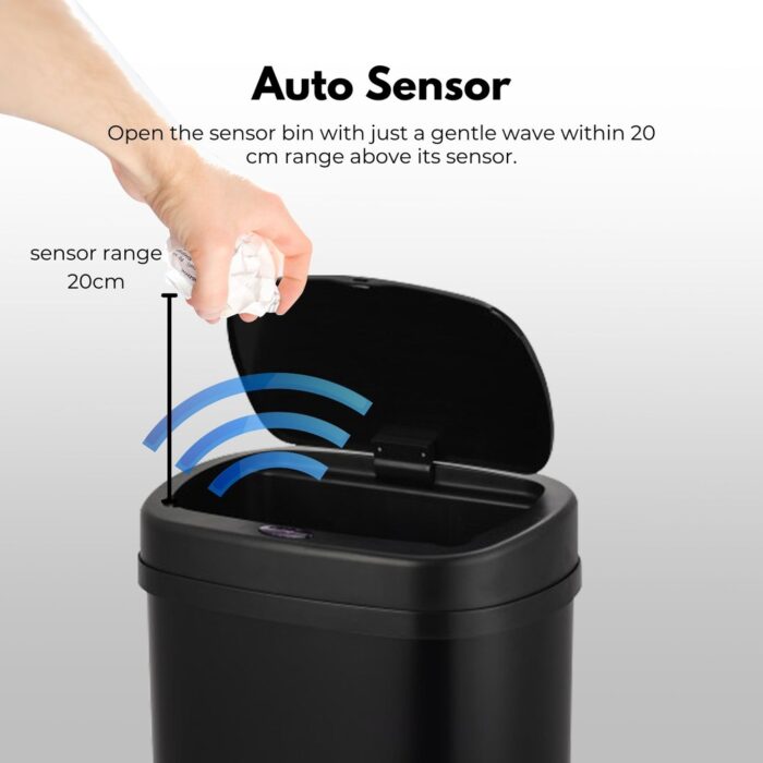 MIRAKLASS Sensor Bin 70L Black Oval - Image 3