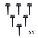 NOVEDEN Ultrasonic Solar Powered Snake Repellent (Set of 6) NE-SSR-100-XY