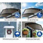 NOVEDEN Window Door Awning Canopy Outdoor UV Patio Rain Cover Tawny 1M X 2M Type 3 - Image 3