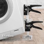 RYNOMATE 2 Pack Adjustable Labor Saving Arm Jack (Black) - Image 3