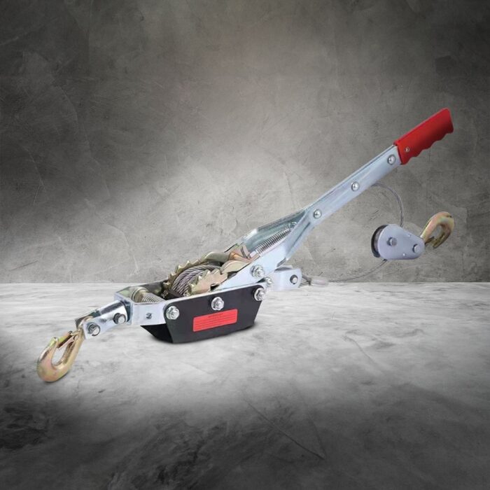 RYNOMATE 4-Ton Hand Winch Puller with Double Car Hook - Image 3