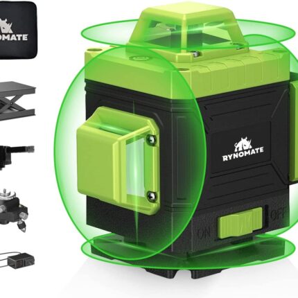 RYNOMATE Laser Level Green Light 16 Lines RNM-LL-100-LL