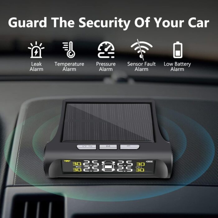 RYNOMATE Tire Pressure Monitoring System (External Solar 4 Sensor) - Image 2