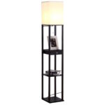 EKKIO Frameless Floor Vintage Lamp Shelf 160CM (Black)