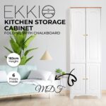 EKKIO Kitchen Storage Cabinet White - Image 2