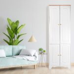 EKKIO Kitchen Storage Cabinet White - Image 3