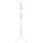 SONGMICS Metal Coat Rack 182 cm Tall Hall Tree White