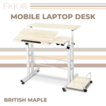 EKKIO Adjustable Workstation Portable Mobile Laptop Desk - Image 2