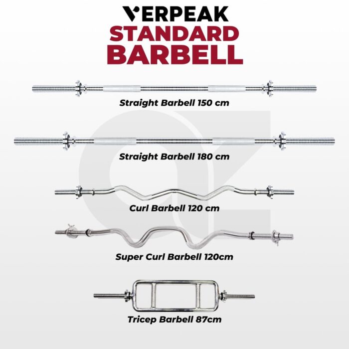 Verpeak Standard Barbell - Curl bar - Image 2