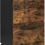 VASAGLE 2 Drawer File Cabinet with Wheels