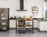 VASAGLE Kitchen Shelf with Large Worktop - Image 3