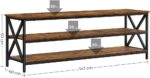 VASAGLE 147cm Entertainment Unit with Shelves - Image 3
