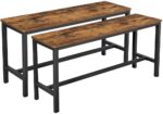 VASAGLE Set of 2 Dining Benches